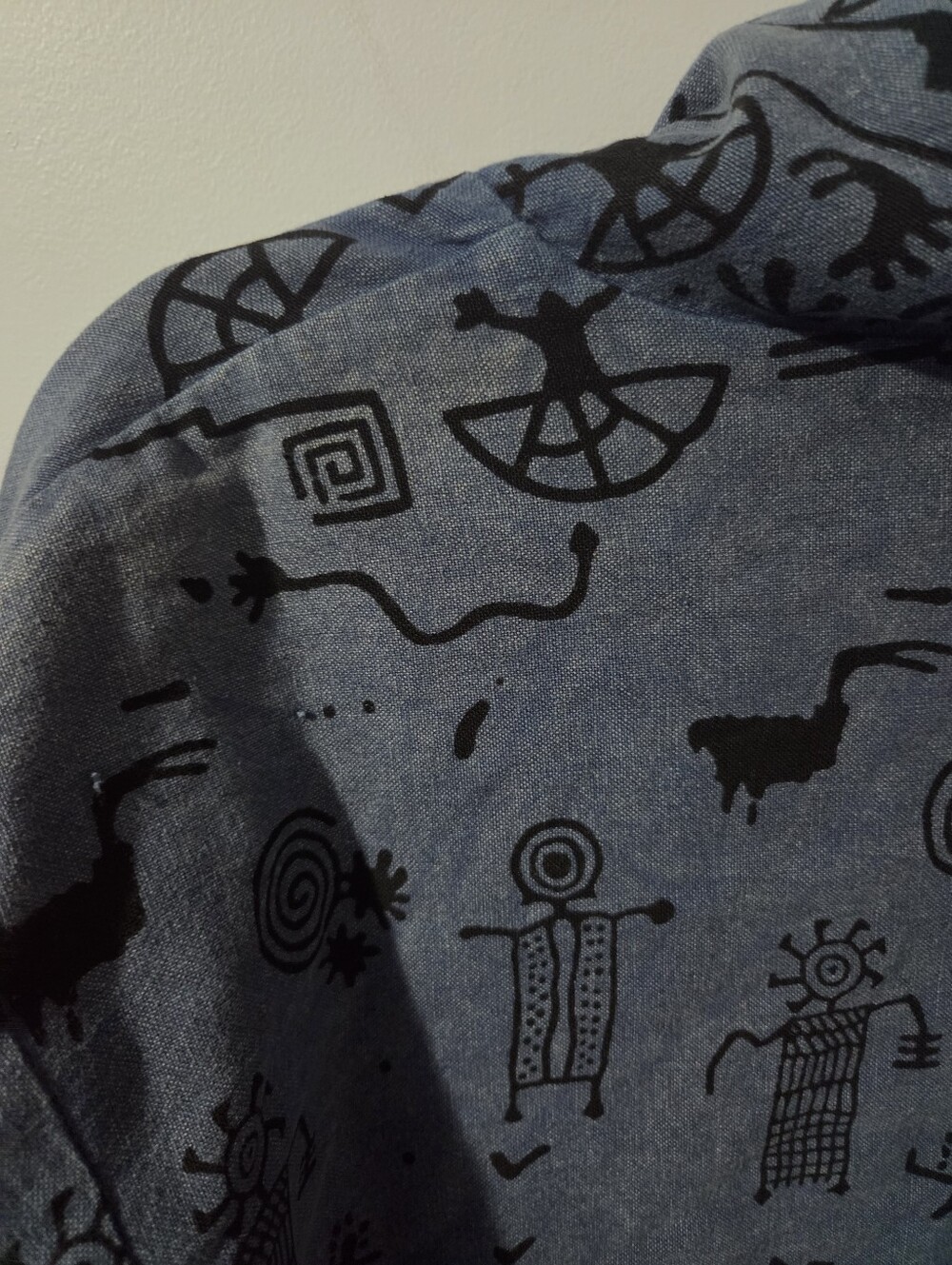 Hand Dyed Patterned Reversible Blazer - Picture 6 of 6